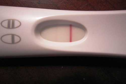 faint line on pregnancy test