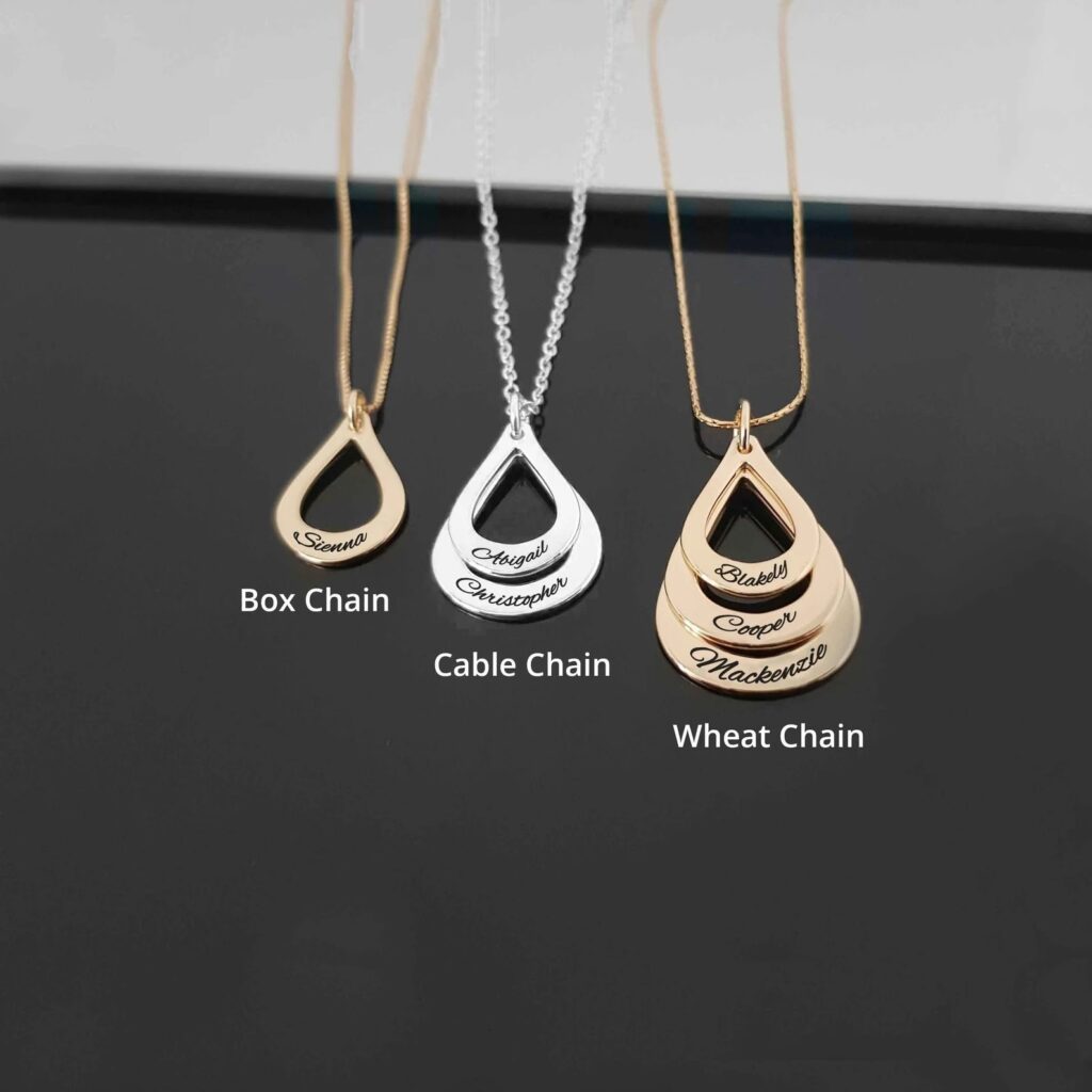 personalized mother's necklace