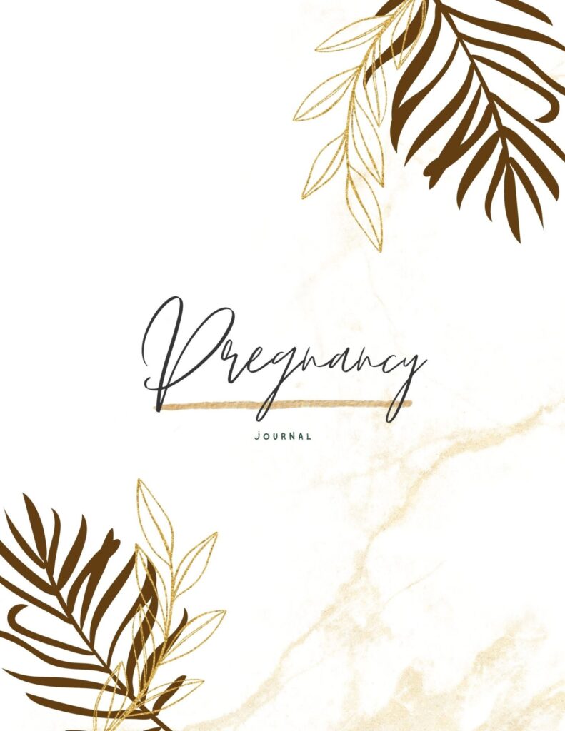 pregnancy journal cover